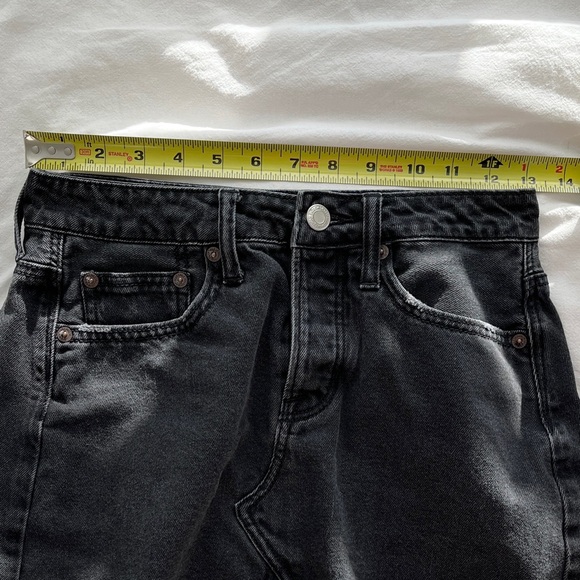 American Eagle Black Denim Mini Skirt - Picture 5 of 7